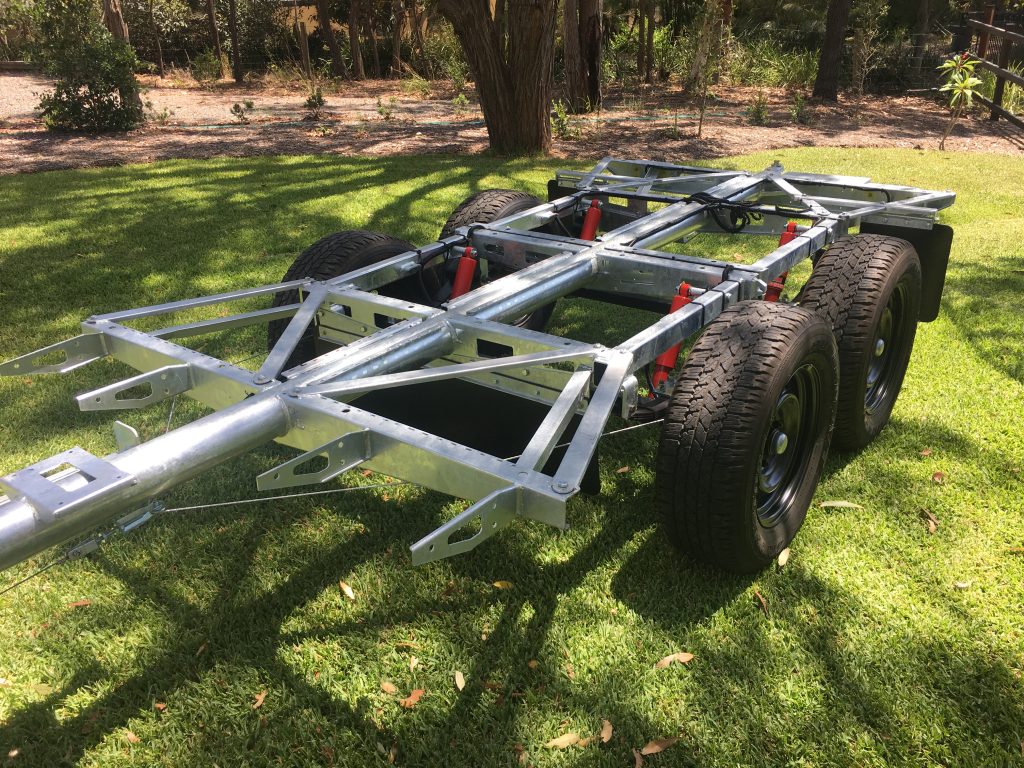 Heavy Duty Off Road Tandem Trailer Chassis R.A.S.V 44