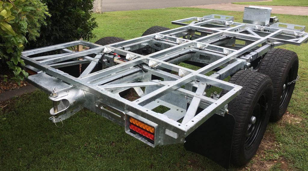 Heavy Duty Off Road Tandem Trailer Chassis R.A.S.V 44