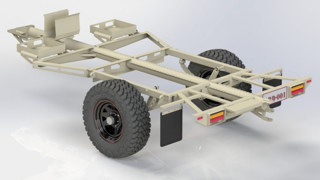RASV Off Road Military Trailer Chassis