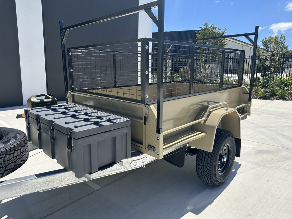 CS-4.9 Single Axle Off Road Box Trailer