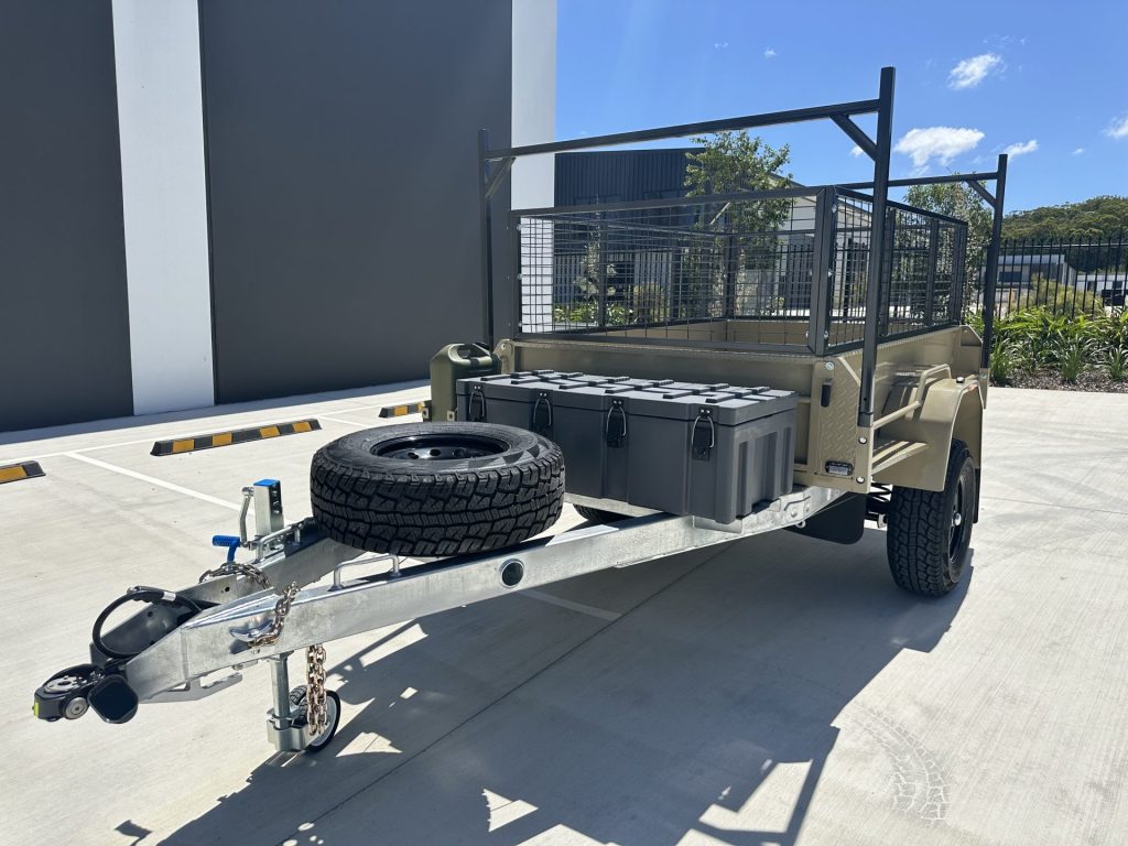 CS-4.9 Single Axle Off Road Box Trailer